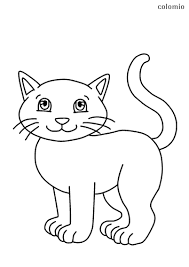 Here are fun free printable cat coloring pages for children. Cats Coloring Pages Free Printable Cat Coloring Sheets