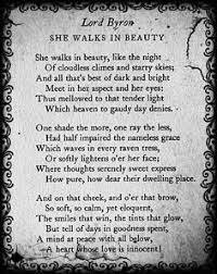 She Walks In Beauty Lord Byron Google Search Friendship Poems Poems She Walks In Beauty