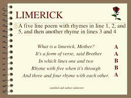 Poetry Limerick Examples Google Search Teaching Poetry Poetry For Kids Teaching Writing