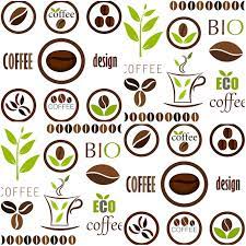 Coffee Labels Vector Coffee Label Coffee Shop Logo Coffee Bean Art