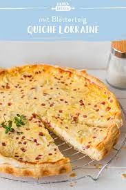 Quiche Lorraine Blatterteig Rezept Quiche Lorraine Rezept Rezepte Quiche Lorraine