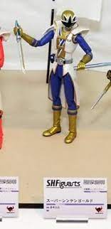 Jaune as the gold samurai ranger/shinkengold and ruby as the red samurai ranger/princess shinkenred [by: Samurai Sentai Shinkenger Shinken Gold S H Figuarts Super Bandai Myfigurecollection Net