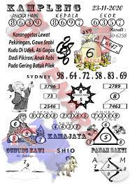 Syair Sydney 23 November 2020 Sydney Permainan Angka Gagasan