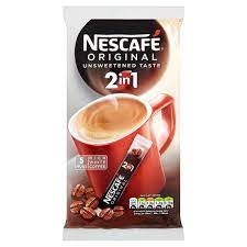 Nescafe Original 2 In 1 Instant Coffee 5 Sachets 50g Groceries Nescafe Cappuccino Nescafe Coffee Branding