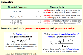 Geometric Sequences Follow To Examples Geometric Sequences Education Study Tools