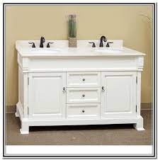 48 inch double sink vanity white