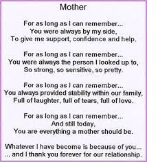 Life Is Beautiful Mom Poems Thank You Mom Quotes Mother Poems