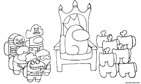 Among us halloween hats and christmas hats can be yours, and all it takes is a little fiddling how to get among us's halloween hats and christmas hats by making the game think you're playing on please refresh the page and try again. Among Us Coloring Pages Print For Free 100 Coloring Pages