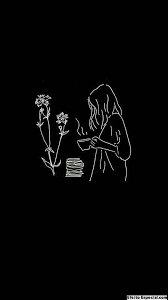 Pin By Diá»‡p Lam Vi On Cute Doodles In 2021 Black Aesthetic Wallpaper Minimalist Wallpaper Aesthetic Iphone Wallpaper
