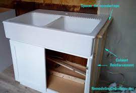 ikea domsjo sink in non ikea kitchen