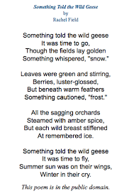 Nature Poem By Rachel Field Nature Poem Poems The Wild Geese