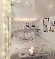 Pinterest Lalalalizax White Bedroom Decor Romantic Bedroom Lighting Small Bedroom Decor