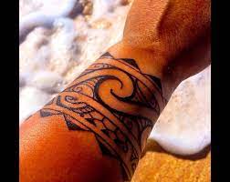 Polynesian Arm Band Wave Tattoo By Kaha Ki I Arts Ankle Description From Pinterest Com I Searched For This On Wave Tattoo Wrist Tribal Tattoos Maori Tattoo