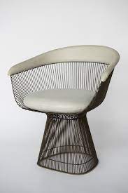 Warren Platner Set Of 6 Bronze Dining Chairs Usa 1960s Todd Merrill Studio