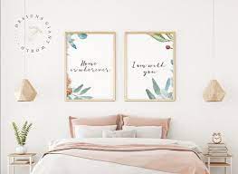 Home Is Wherever Im With You Printable Bedroom Printable Wall Printable Wall Art Bedroom Bedroom Art Above Bed Bedroom Wall Art Above Bed