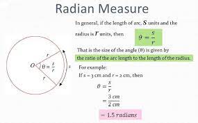 Arc Length And Radian Measure A Plus Topper Radians Learning Math High School Math