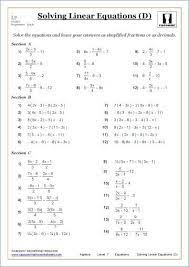 Image Result For Grade 9 Math Worksheets Linear Equations In 2021 Algebra Worksheets Solving Linear Equations Math Worksheets