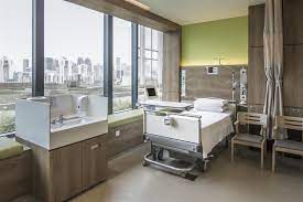 Ward Design At The Farrer Park Hospital Singapore By Dp Design Hospital Interior Design Healthcare Design Hospital Design