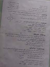 امتحان اللغة العربية للصف الخامس الابتدائى الترم الثانى 2017 ادارة طما بسوهاج الامتحان التعليمى