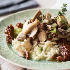 Truffelrisotto Mit Gebratenen Waldpilzen Rezept Rezepte Risotto Hauptspeise
