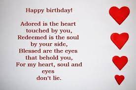 Sweet Happy Birthday My Love Poem Happy Birthday Lover Happy Birthday My Love Birthday Poems For Boyfriend