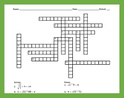 Solving Radical Equations Crossword Puzzle Radical Equations Equations Crossword Puzzle