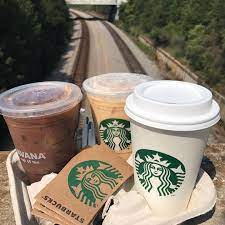 43 Likes 0 Comments Lex Iamlexmoore On Instagram Nationalcoffeeday Starbucks National Coffee Day Starbucks Disposable Coffee Cup