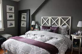 Bedroom Makeover Gray And Plum Walls Google Search Grey Bedroom Decor Grey Master Bedroom Decorating Ideas Purple Bedrooms
