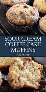 Sour Cream Coffee Cake Muffins A Family Feast Sour Cream Coffee Cake Muffins Coffee Cake Muffins Sour Cream Coffee Cake
