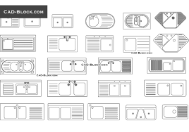 kitchen sink cad blocks free download