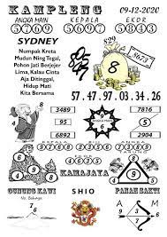 Kode Syair Sydney 9 Desember 2020 Sydney Desember 2 Januari