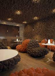 Uh Ok Not Sure What To Think Of This A Bit Cool But Lit Scary At The Same Time Restaurant Interior Design Restaurant Design Modern Restaurant
