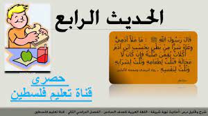 للصف السادس اللغة العربية شرح وتحليل الدرس الأول أحاديث نبوية شريفة الفصل الثاني 1 Youtube