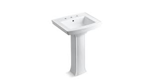 k 2359 8 archer pedestal sink with 8