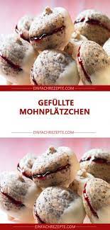 Gefullte Mohnplatzchen Teig Rezept Rezepte Rezept Kekse