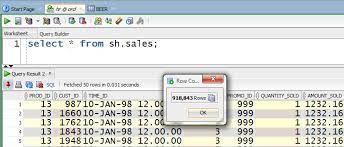 Oracle Sql Developer Fetching Sql Statement Result Sets
