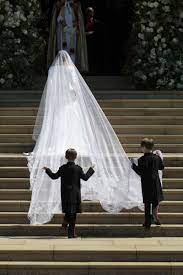 Meghan's veil was made by luxury french designer givenchy, as was her couture wedding gown. The Sweet Hidden Detail In Meghan Markle S Wedding Veil Glamour