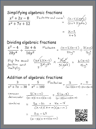 How To Simplify Algebraic Fractions Gcse Maths In 2021 Gcse Math Studying Math College Math