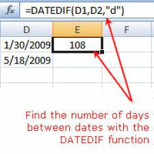 How To Use Excel To Count Days Between Two Dates Excel Hacks Microsoft Excel Formulas Microsoft Excel