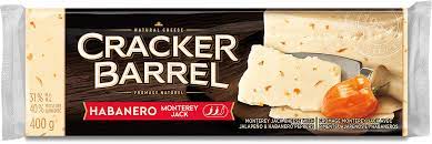 Habanero Monterey Jack Blocks Our Cheese Cracker Barrel