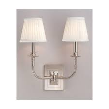 Elkville 2 Light Candle Wall Light Polished Nickel Wall Sconce Sconces Wall Candles