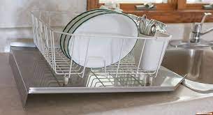 stainless steel kitchen sink open back