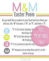 Lds Lane M M Easter Poem Printable Easter Sunday School Easter Lessons Easter Poems
