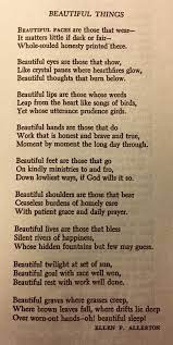 Poem Beautiful Things Ellen P Allerton Poems Beautiful Beautiful Lips Poems