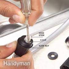 how to fix a leaking sink sprayer (diy