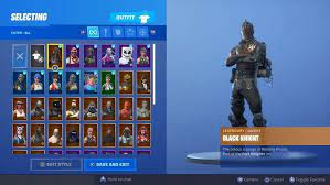 Stacked Fortnite Account With Galaxy And Black Knight Fortnite Canada Game Knight Xbox One League Of Legends Game