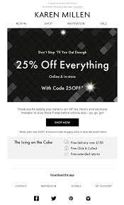 Black Friday Karen Millen Email With Discount Coupon Code Email Marketing Emailmarketin Black Friday Email Black Friday Cyber Monday Black Friday Promotions