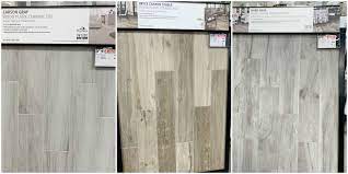 Choosing Between Floor Decor Wood Look Tile Narrowed It Down To These Three Weathered Wood Options Wood Look Tile Floor Decor Flooring
