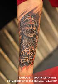 Chhatrapati Shivaji Maharaj Tattoo By Akash Chandani 4 Hours Of Work Comments Appreciated Shivaji Maharaj Tattoo Tattoo Studio Shivaji Maharaj Hd Wallpaper