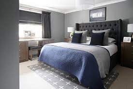 Grey Wall Bedroom Design For Men Camas Gray Master Bedroom Master Bedrooms Decor Remodel Bedroom
